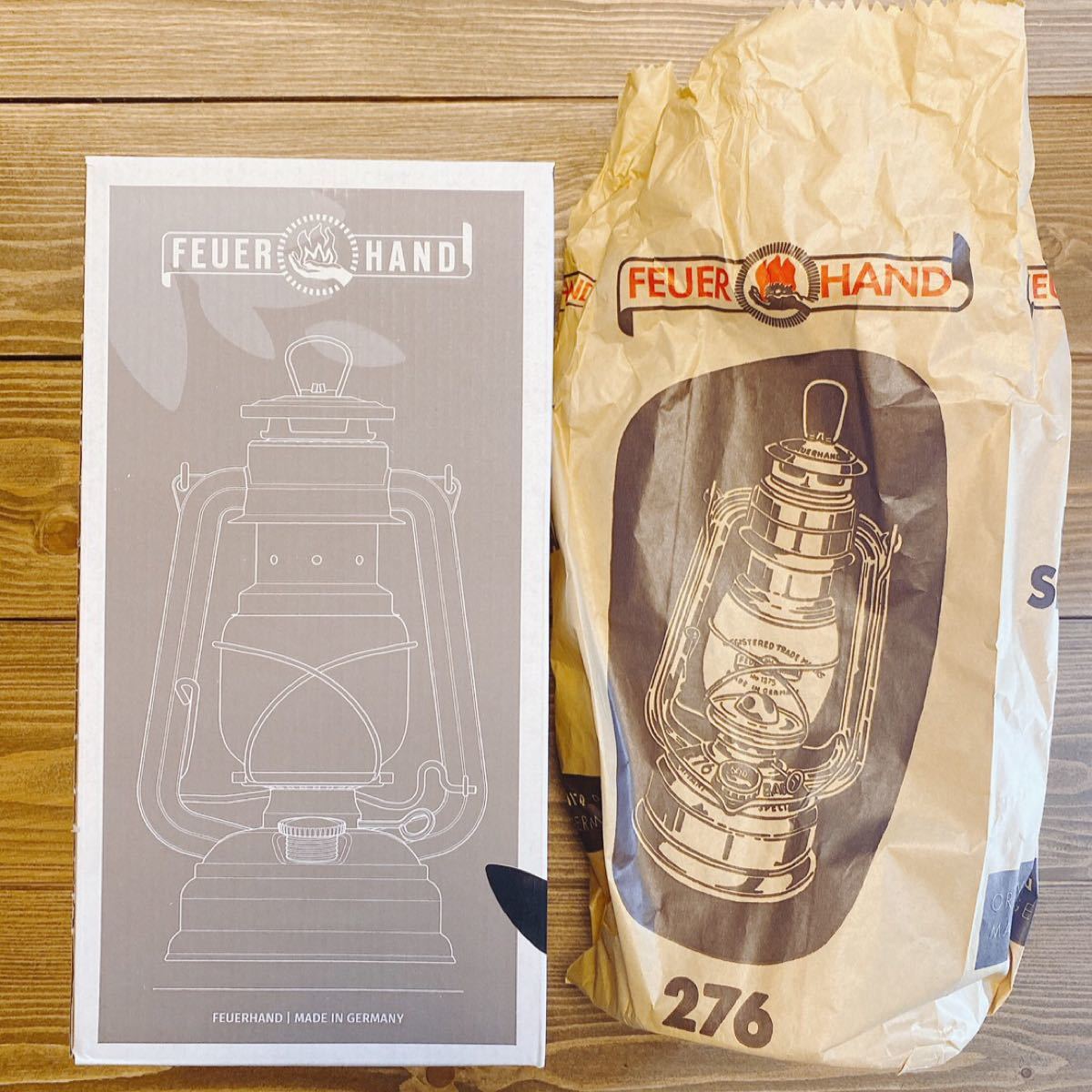 ケース ゴムパッキン付き フュアーハンド ランタン FEUERHAND 276