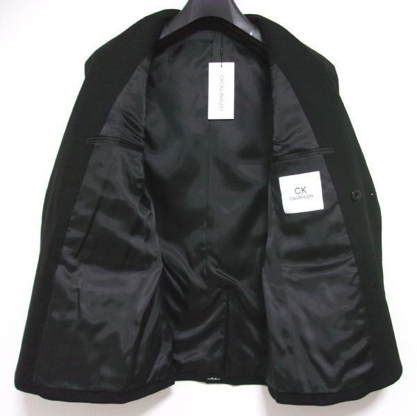  new goods * regular price 8.6 ten thousand *CK CALVIN KLEIN* Calvin Klein * color dogyaba Gin * double jacket & side chapter pants * setup * black suit 