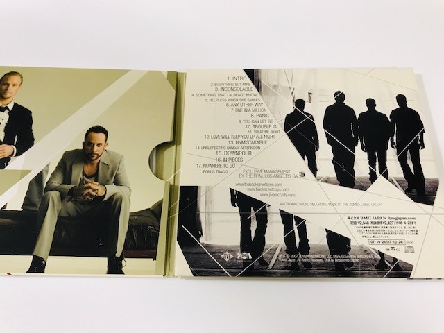 【CD】backSTREET BOYS - UNBREAKABLE / バックストリートボーイズ - アンブレイカブル 国内盤 BVCP-21536(88697-17385-2)