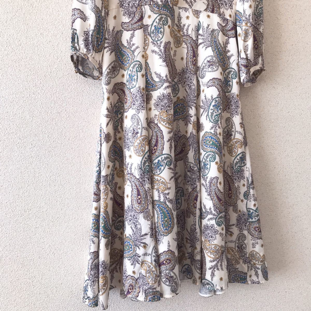 Paypayフリマ Anayi 美品 ペイズリー ワンピース 36 Paypayフリマ Anayi 美品 ペイズリー ワンピース 36