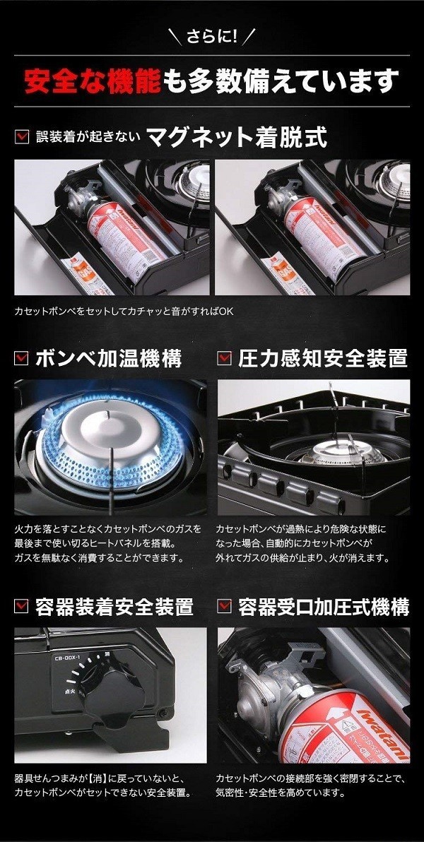 【新品 送料無料】 イワタニ アウトドアカセットコンロ カセットフー タフまる CB-ODX-1 Iwatani ガスコンロ