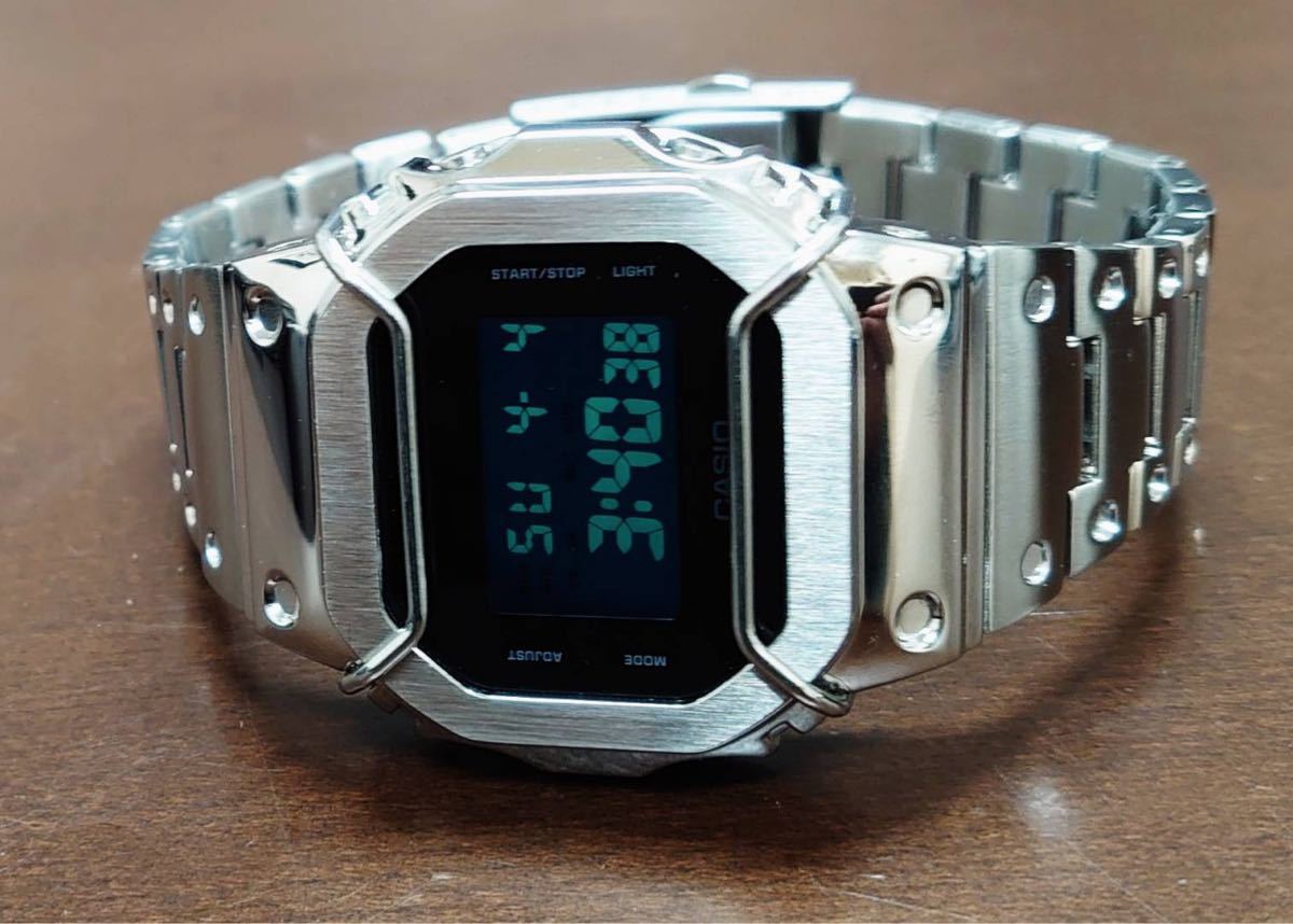 G-SHOCK  DW-5600BB フルメタル　カスタム 腕時計(デジタル) 時計 メンズ 安い店舗