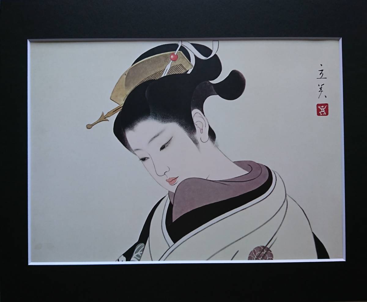 ... beautiful, woman ., hard-to-find, rare * limitation . version, Japanese picture, Edo, beauty picture, winter, New Year (Spring),......, new goods amount * frame attaching, free shipping 