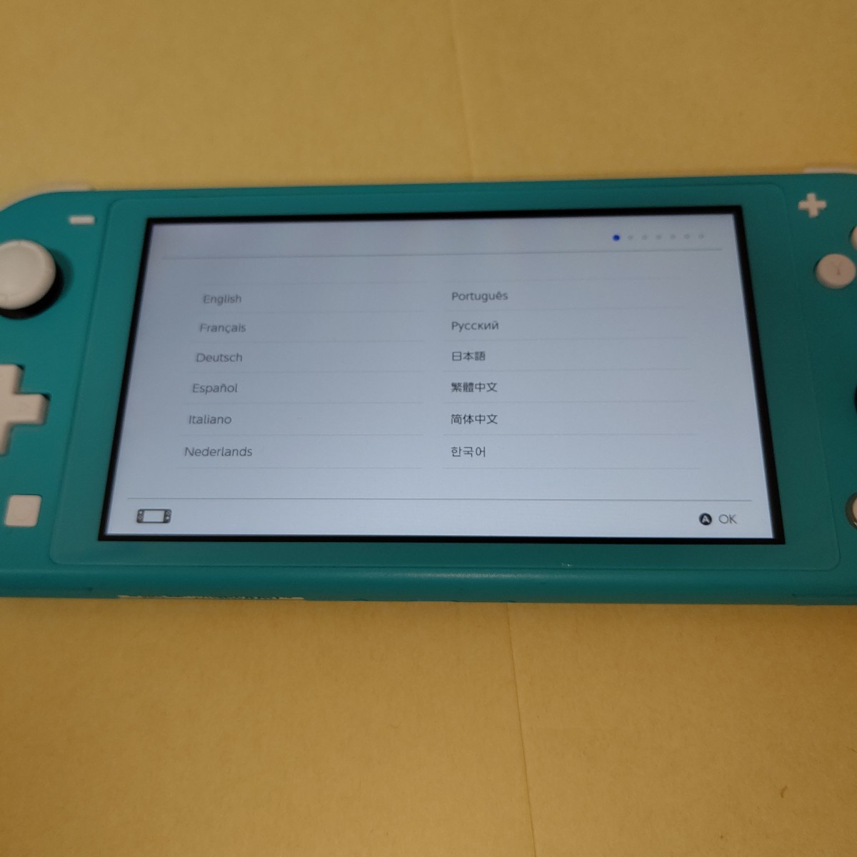 Nintendo Switch Lite 本体のみ ターコイズ 2019年製 HDH-001+FIA ヨーロピアン
