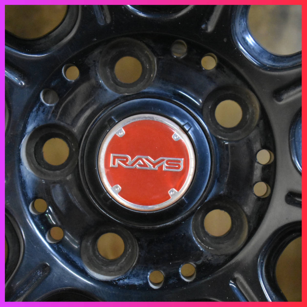 RAYS レイズ gram LIGHTS 57G 17インチ ホイール 17×7J+50 PCD100 5穴 タイヤ 215/45R17 スペア用1本付属 全5本セット 【管理番号A-452】_画像6