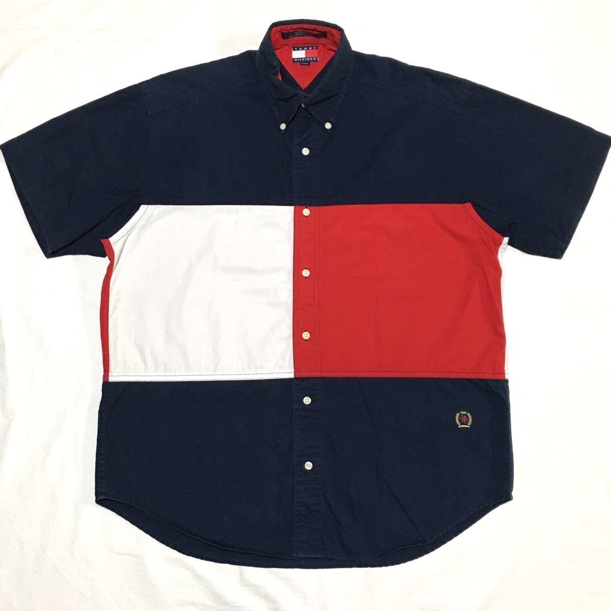 人気が高い 【90s】TOMMY HILFIGER トミーヒルフィガー ビッグフラッグ