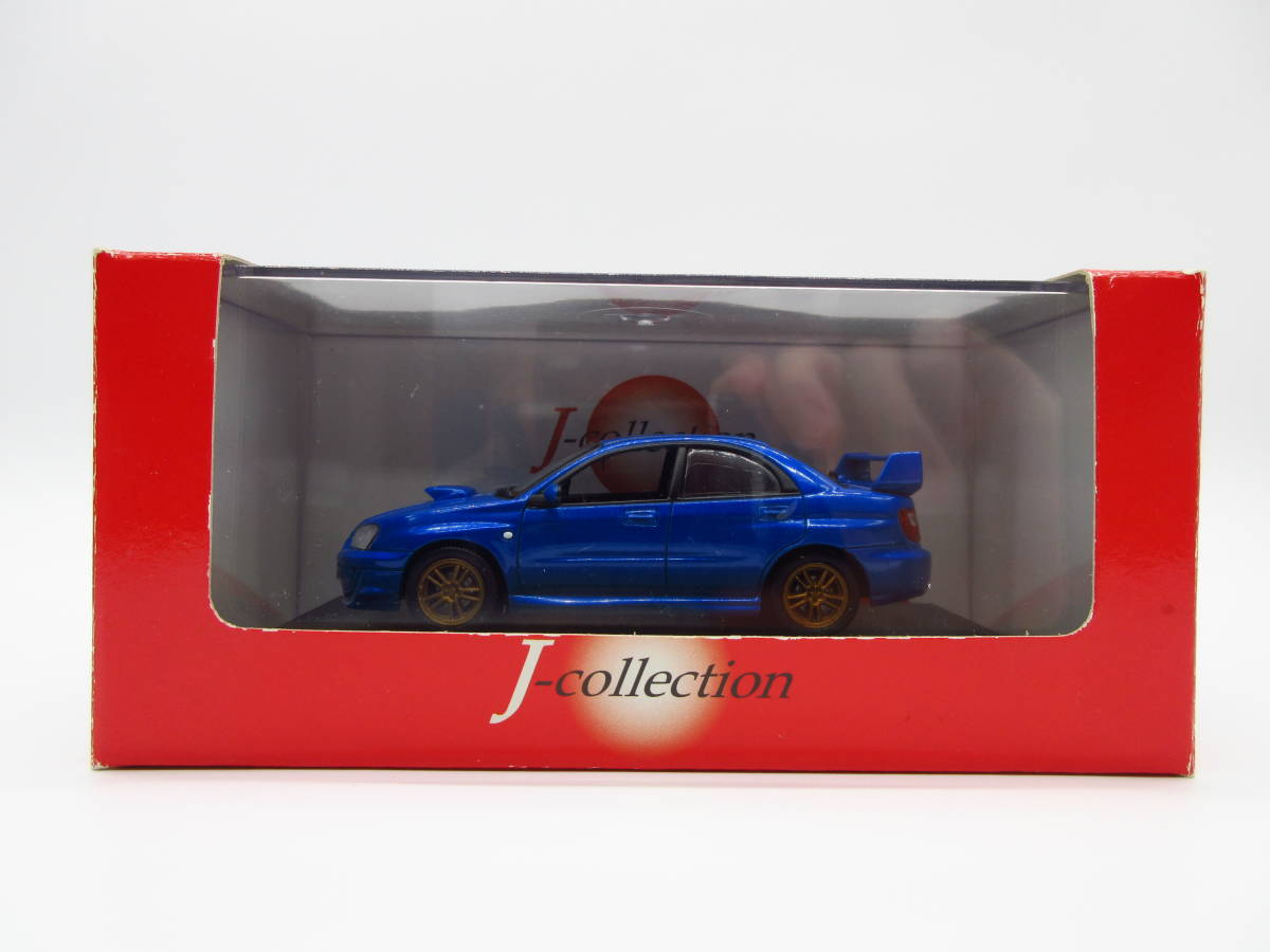 1/43 京商 Jコレクション　スバル インプレッサ WRX STI S203 ブルーメタリック　ミニカー_画像1