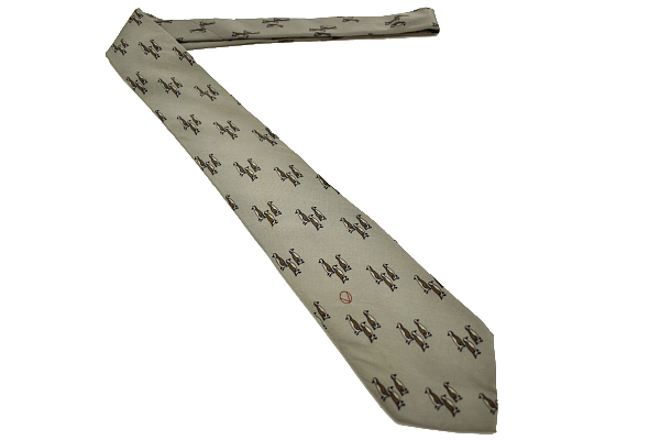 N-2191* бесплатная доставка *valentino cravatte Valentino klabate* Италия производства серый цвет пингвин зоопарк юг высшее шелк галстук 