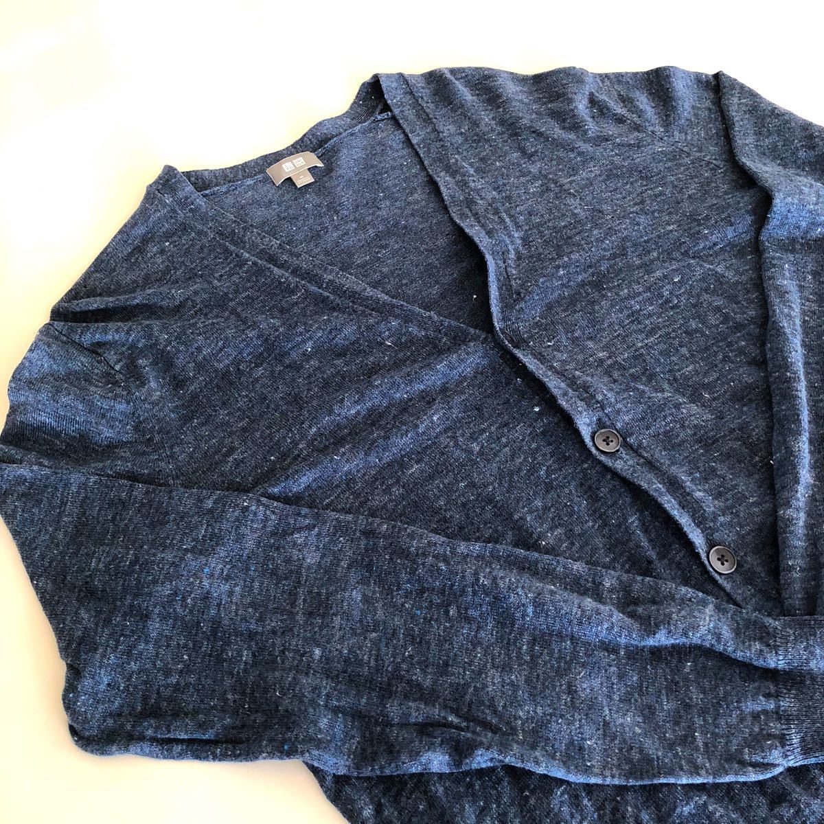 Paypayフリマ Uniqlo ユニクロ 麻 カーディガン メンズ M Used 藍色 薄手 Paypayフリマ Uniqlo ユニクロ 麻 カーディガン メンズ M Used 藍色 薄手