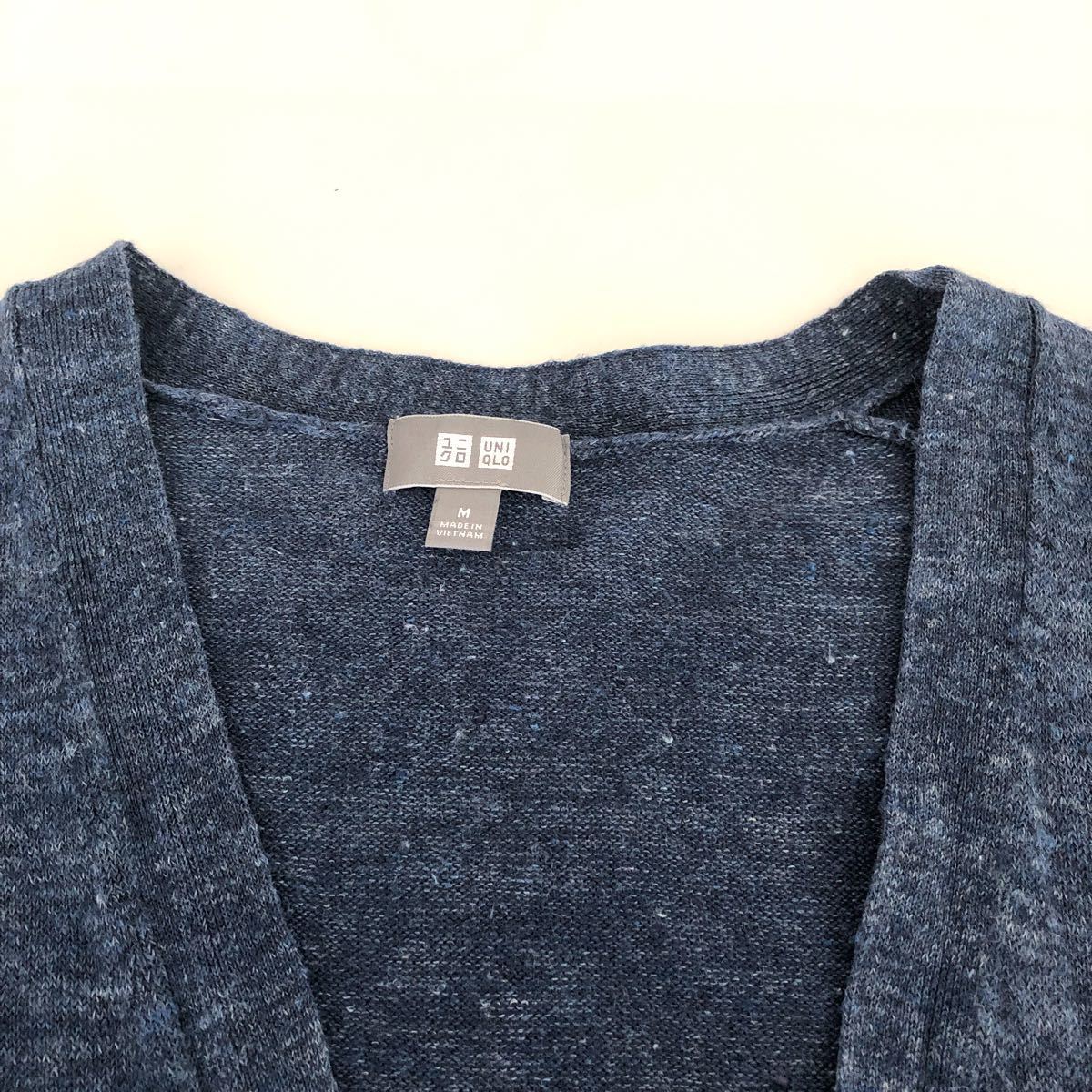 Paypayフリマ Uniqlo ユニクロ 麻 カーディガン メンズ M Used 藍色 薄手 Paypayフリマ Uniqlo ユニクロ 麻 カーディガン メンズ M Used 藍色 薄手