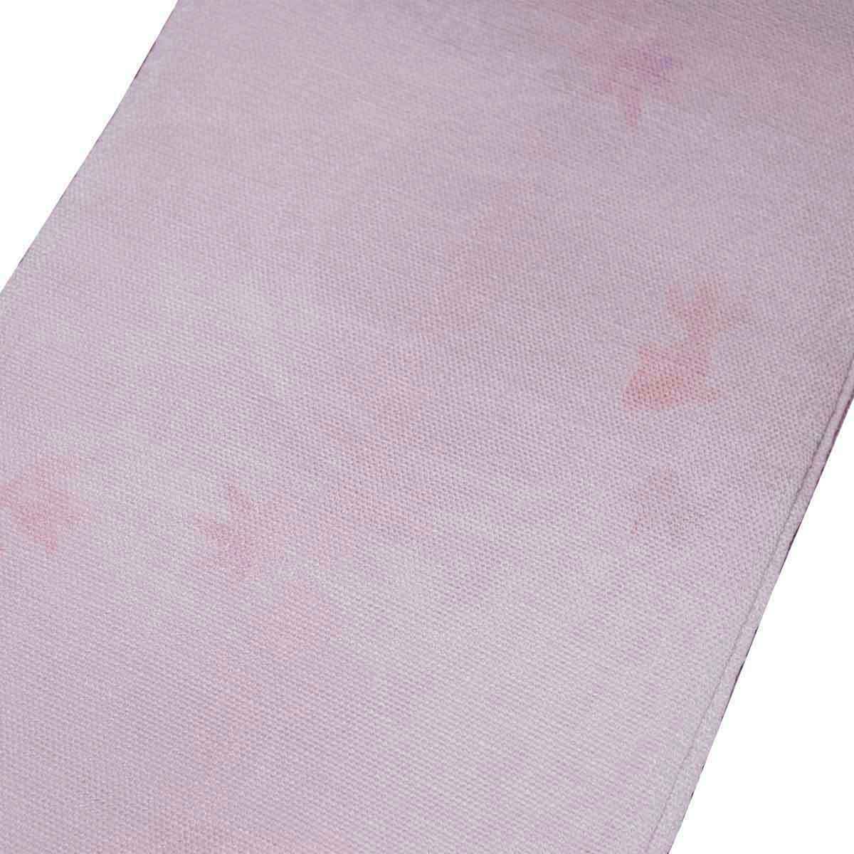 日本製 本麻 夏 半幅帯 夏用 グラデーション 小袋帯 半巾帯 細帯 金魚柄 ピンク_画像2
