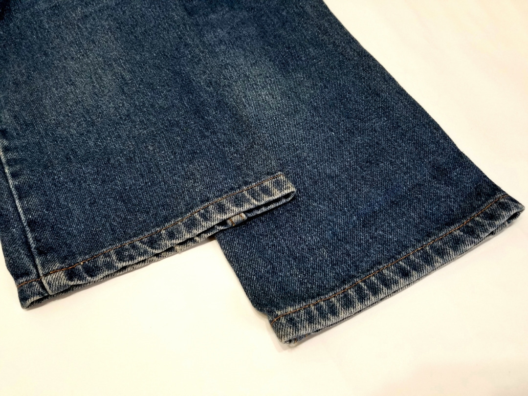 80s～ USA製 levi's リーバイス 505 w28 ヒゲ落ち ハチの巣 80年代 90年代 アメリカ製 ビンテージジーンズ 濃紺_画像4