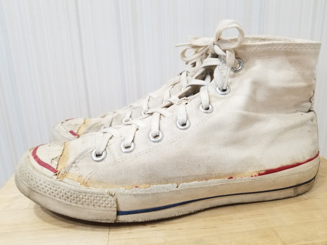 ～70s vintage CONVERSE コンバース チャックテイラー 8ハーフ 26，5㎝ 70年代 アメリカ製 USA製 _画像1