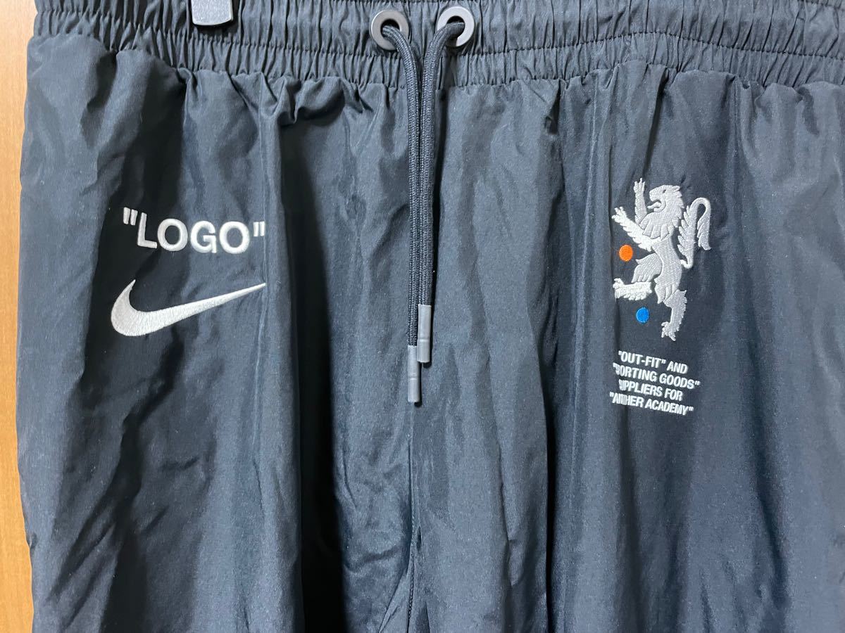 Lサイズ OFF-WHITE × NIKE LAB トラックパンツ 黒 ブラック オフ Lサイズ OFF-WHITE × NIKE LAB トラックパンツ 黒 ブラック オフ