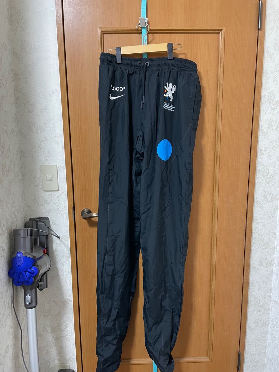 Lサイズ OFF-WHITE × NIKE LAB トラックパンツ 黒 ブラック オフ Lサイズ OFF-WHITE × NIKE LAB トラックパンツ 黒 ブラック オフ