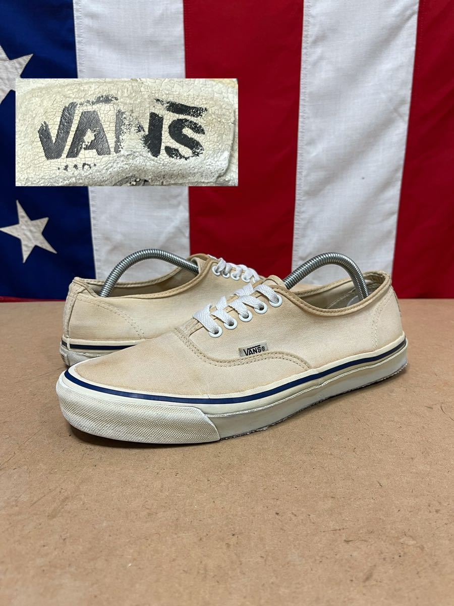 ☆80's☆USA製☆VANS☆バンズ☆ERA☆エラ☆スニーカー☆キャンバス生地