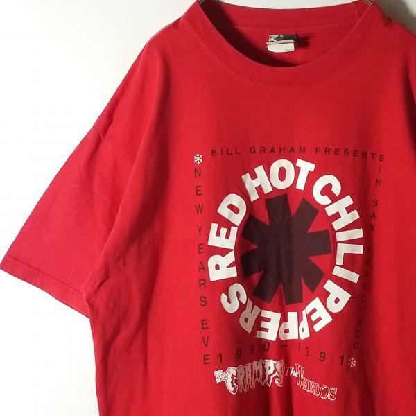 即納&大特価】 【激レア】90s レッド 赤 Gサイズ スタッフTシャツ