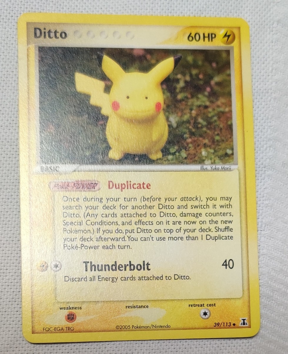 希少 ポケモンカード 英語版 旧裏 Ditto 変身メタモン 希少 ポケモンカード 英語版 旧裏 Ditto 変身メタモン