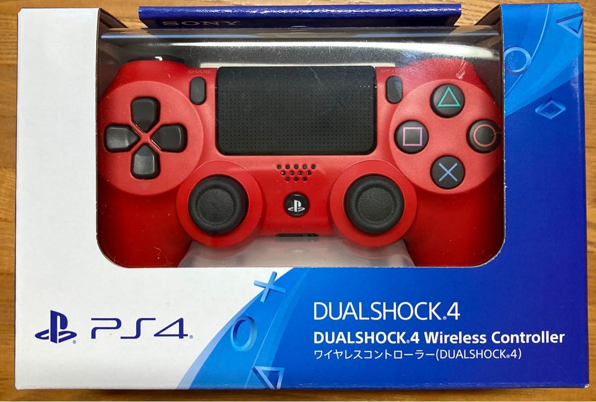 PS4 ワイヤレスコントローラー 純正　プレステ4 マグマ