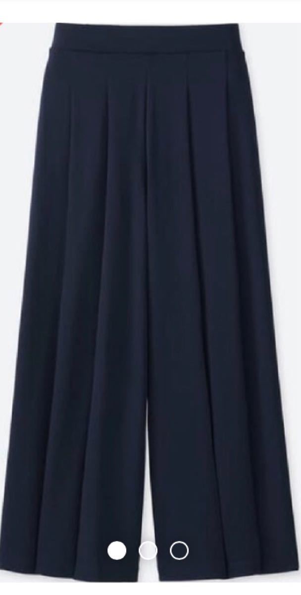 正規店 UNIQLO カットソーイージースカンツ ネイビー Sサイズ