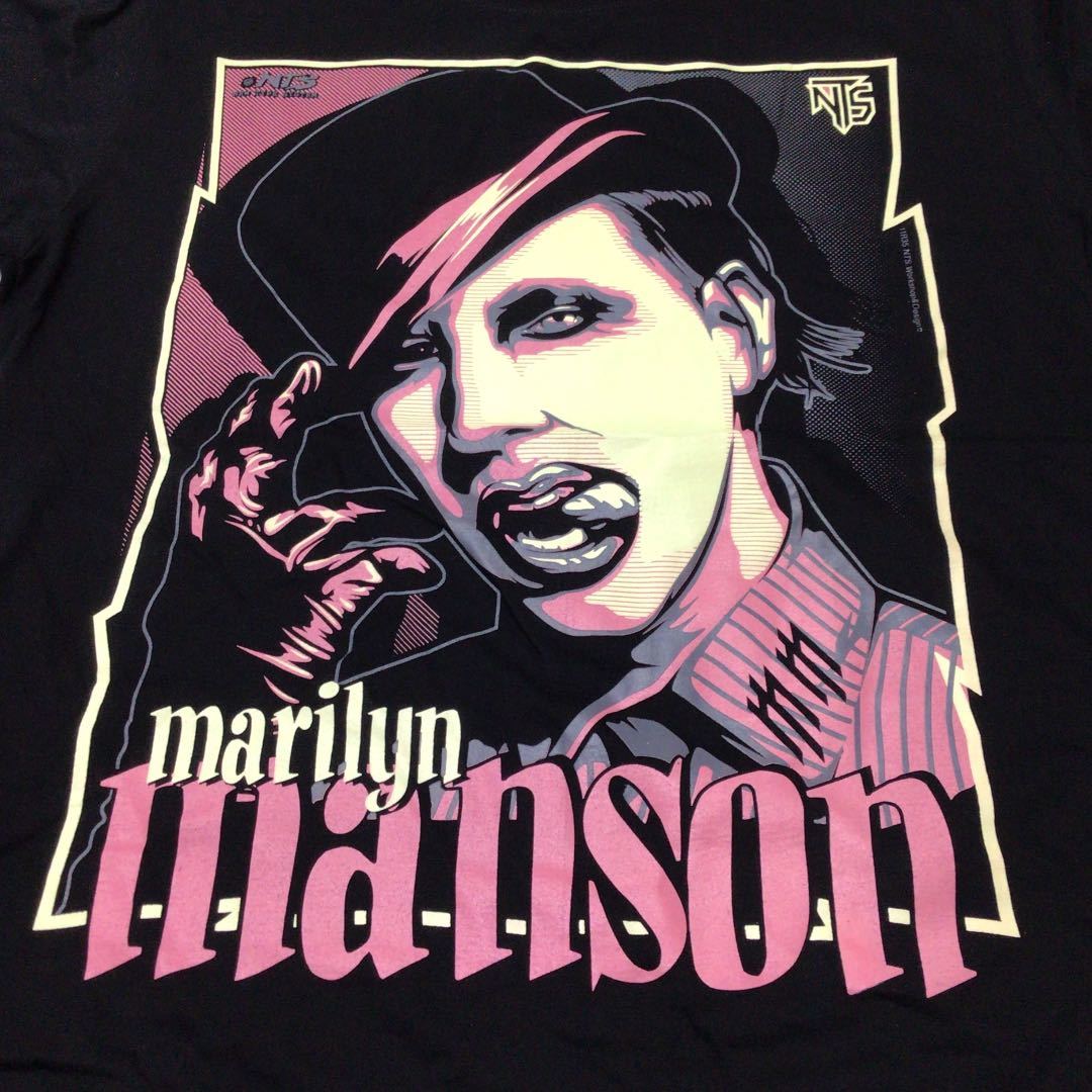 SR7A1. バンドTシャツ Mサイズ　Marilyn Manson ① マリリンマンソン_画像2