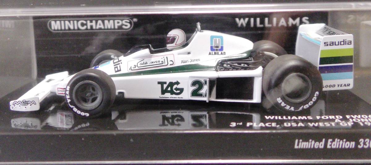 1/43 1979 Williams FW06 A.JONES No.27 3rd place USA West GP