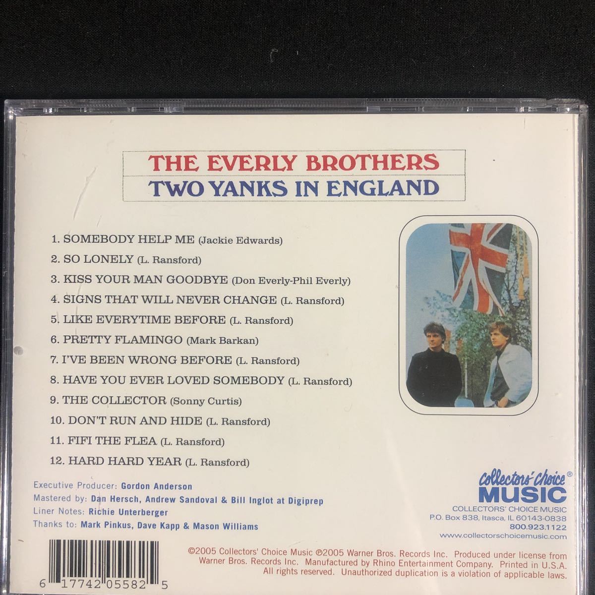 JIMMY PAGE参加！EVERY BROTHERS/エヴァリーブラザーズ/TWO YANKS IN ENGLAND/ 2005年