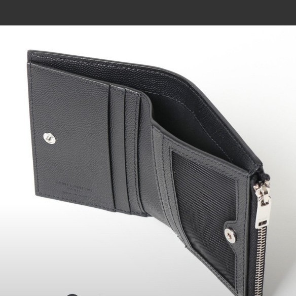 [新品未使用品・正規品]SAINT LAURENT  サンローラン　コンパクトウォレット　二つ折り財布