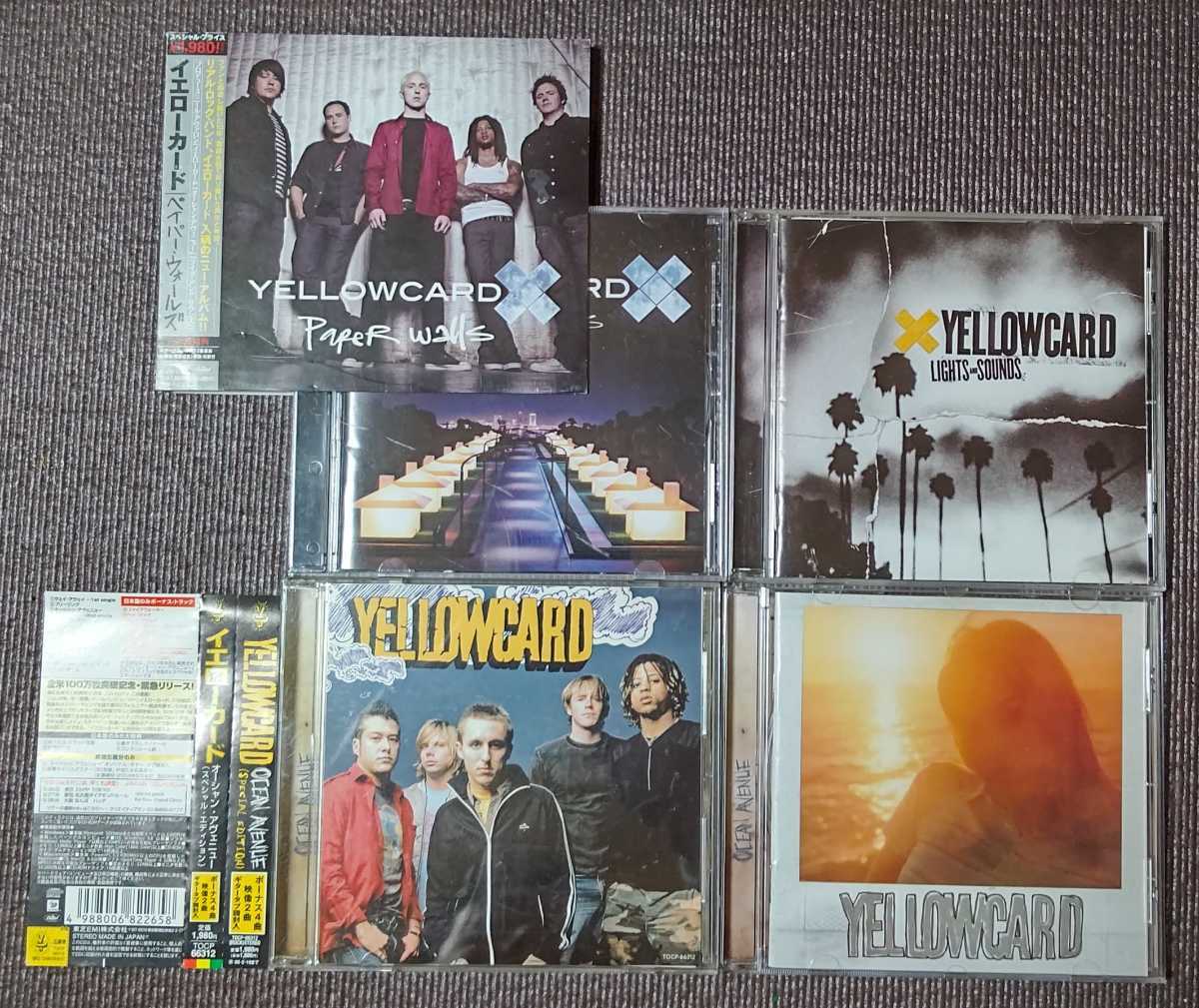 YELLOWCARD 4枚セット CD イエローカード　Paper Walls　Lights And Sounds　Ocean Avenue オーシャン・アベニュー