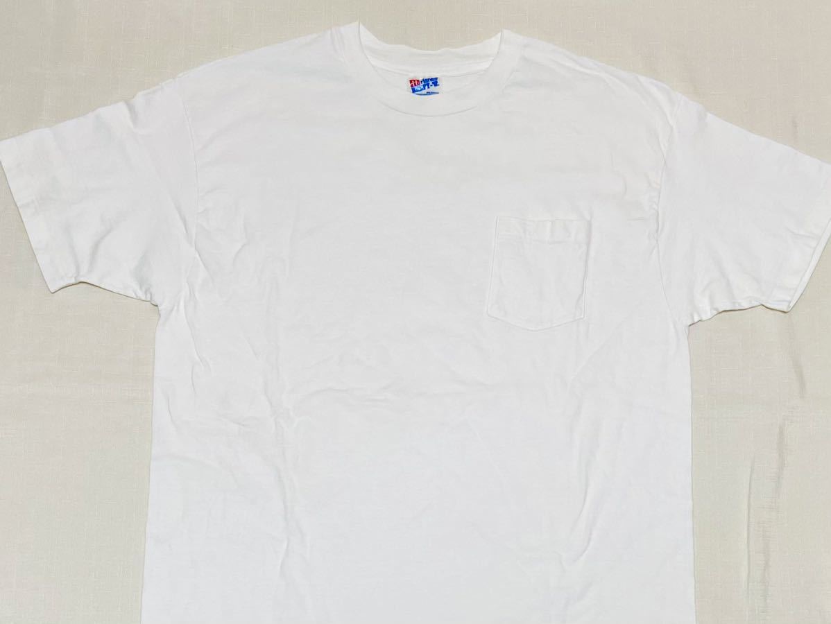 90sビンテージ ヘインズ HANES BEEFY-T USA製 白 無地 ポケット Tシャツ XL コットン100% オリジナル アメリカ製  90年代 ポケT 古着(無地)｜売買されたオークション情報、yahooの商品情報をアーカイブ公開 - オークファン（aucfan.com）