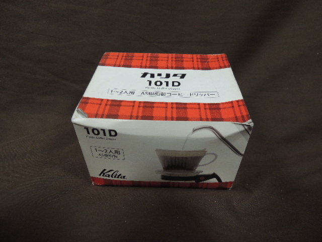 大阪 堺市！未使用 Kalita TKAL-S80-W 101D 2点セット コーヒーポット 電子レンジ用 コーヒードリッパー カリタ ストック品 送料\1000円_画像8