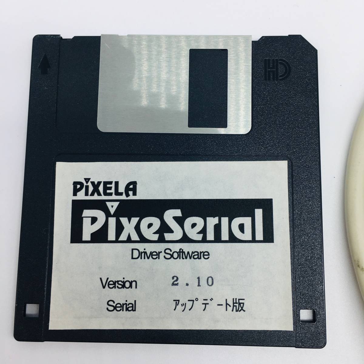 (TANE) PiXELA ピクセラ PixeSerial OLD Mac用シリアル変換ケーブル レアパーツ オールドマック業務用個人用 ドライバフロッピー2枚 検品済_画像3