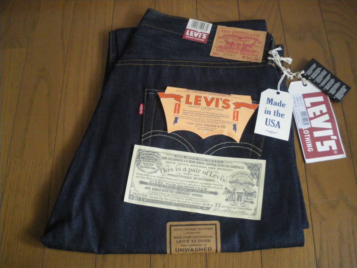 新品 デッド 米国製 LEVI'S リーバイス 501XX 50155-0116 55年 新品 デッド 米国製 LEVI'S リーバイス 501XX 50155-0116 55年