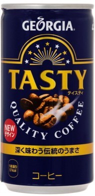 ジョージア テイスティ 185g 30本 (30本×1ケース) 缶 コカコーラ社 安心のメーカー直送【送料無料】_画像1