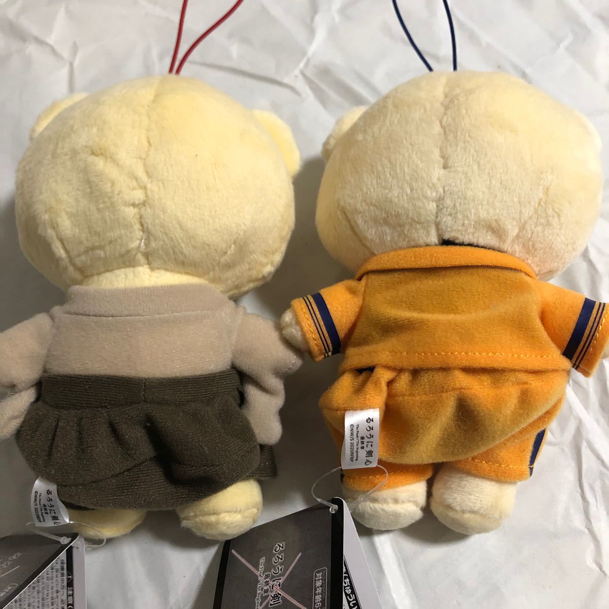 るろうに剣心 最終章 衣装くま ぬいぐるみ マスコット 緋村剣心&雪代縁