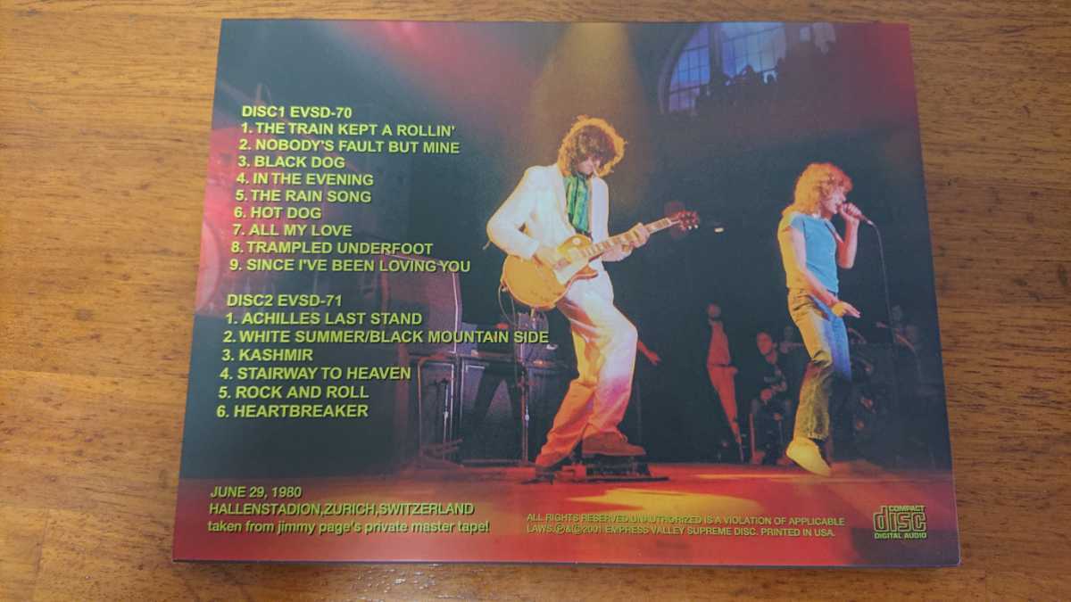 初期名盤！☆EMPRESS VALLEY エンプレスバレイ☆ Led Zeppelin “CONQUER EUROPE”_画像2