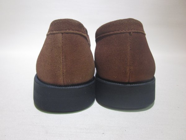 KANSAS 89 original leather n back tea color 24.5. bit attaching slip-on shoes shoes 