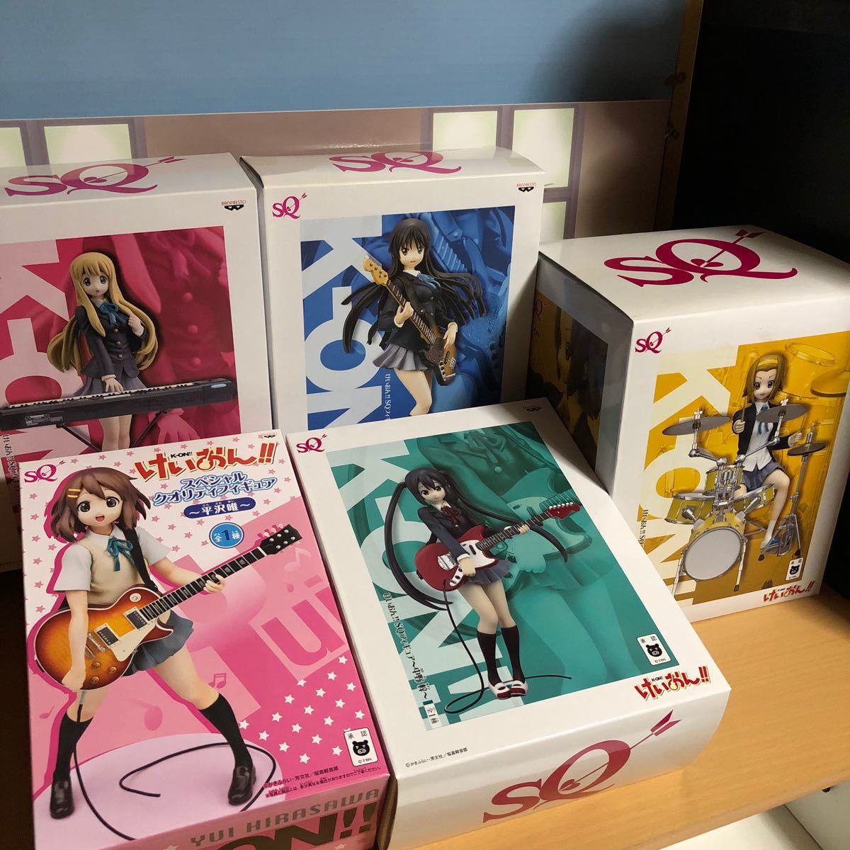 激レア 限定100名 けいおん SQ 当選品セット フィギュア セット 激レア 限定100名 けいおん SQ 当選品セット フィギュア セット