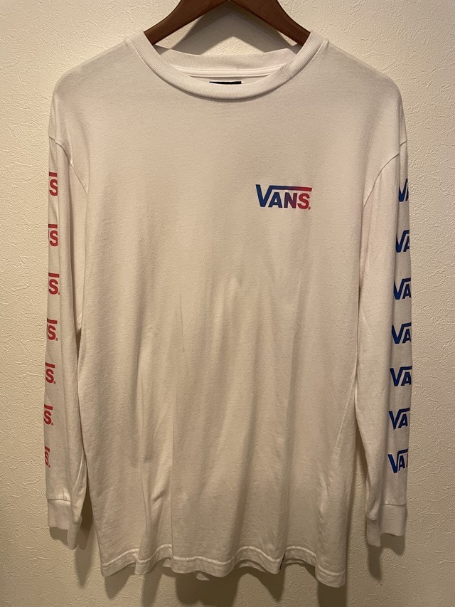 《送料込み》VANS バンズ ヴァンズ ロングスリーブTシャツ ロンT 袖プリント ストリート スケート メンズ レディース ユニセックス_画像1