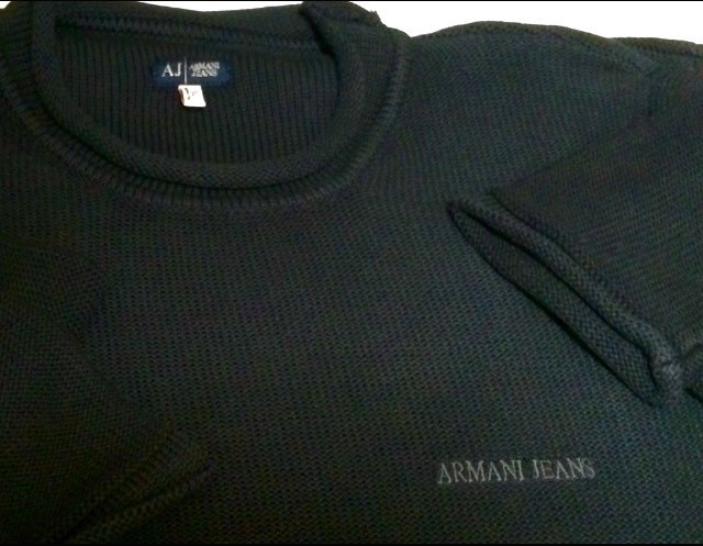 ARMANI JEANS】アルマーニ ジーンズ☆MENS 長袖ニットトップス(XL