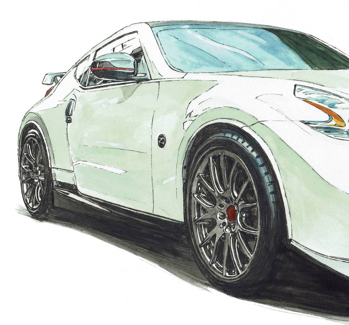 NC-609 Fairlady Z Z NISMO 370Z*NC-610 NISMO 370Z ограниченая версия .300 часть автограф автограф иметь рамка settled * автор flat правый .. желающий номер . выберите пожалуйста.