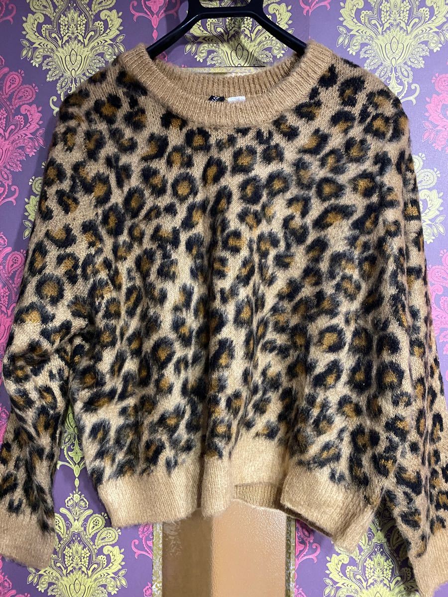 H&M 新品 レオパード柄 モヘアニット ざら ZARA トゥモローランド ザラ IENA ヒョウ柄 アニマル柄 セーター