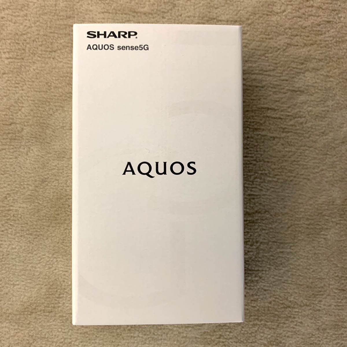 【新品未開封】SHARP AQUOS sense5G SH-M17 ブラック　5G対応スマホ　SIMフリー　アクオスセンス5G
