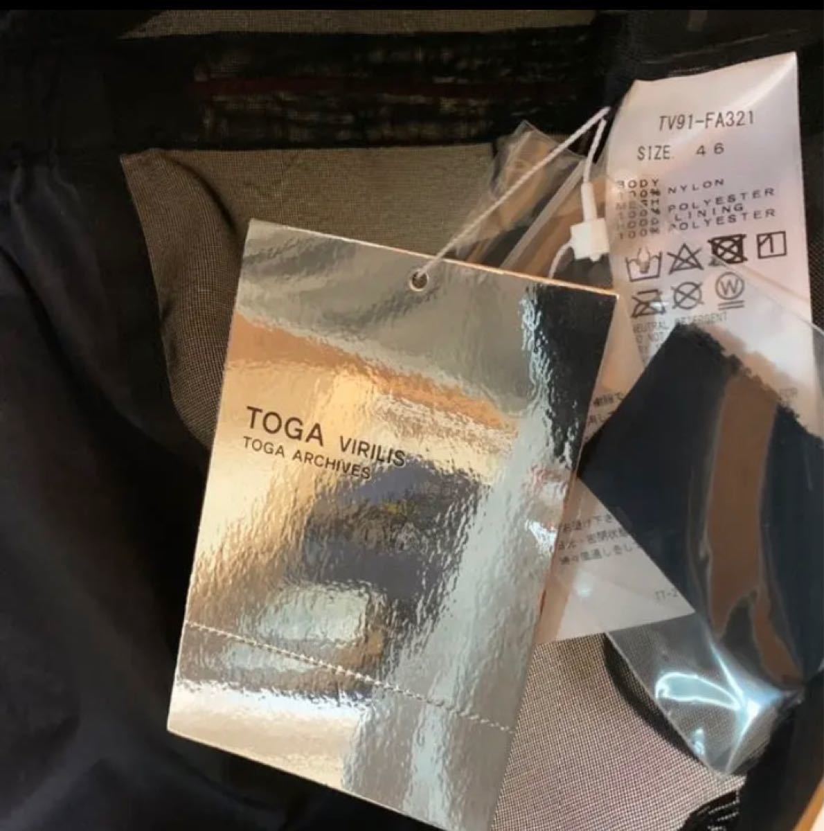 TOGA VIRILIS 19SS プリントスウィングトップ ジャケット ジャケット