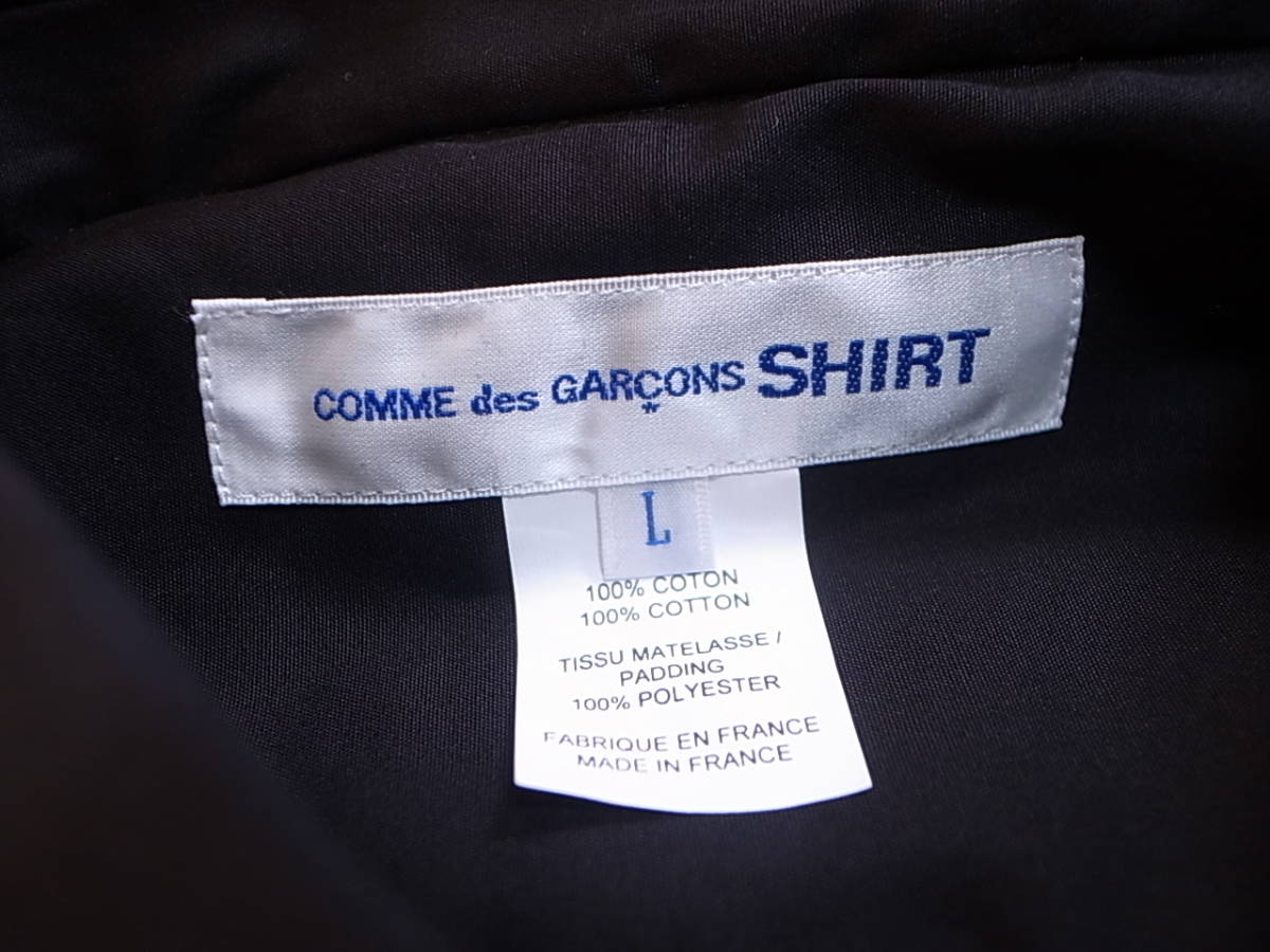 送料無料 即決】FUTURA x COMME des GARCONS SHIRT 黒 L新品W28040-1