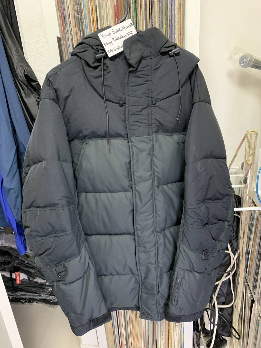 【中古品】 WTAPS BUBBLE COAT JACKET M BLACK　Box Logo rare new ブラック　希少_画像1