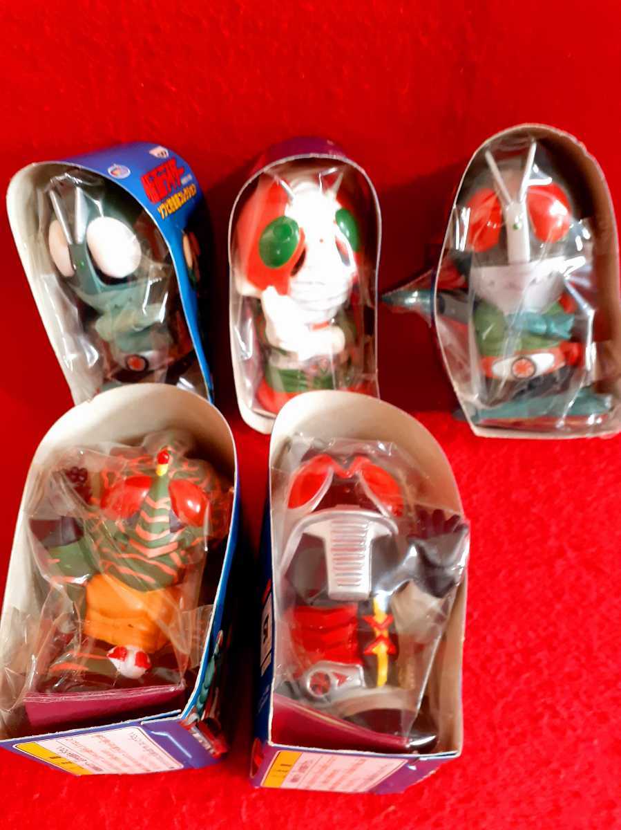 仮面ライダー ソフビ貯金箱コレクション 全5種セット コインバンク