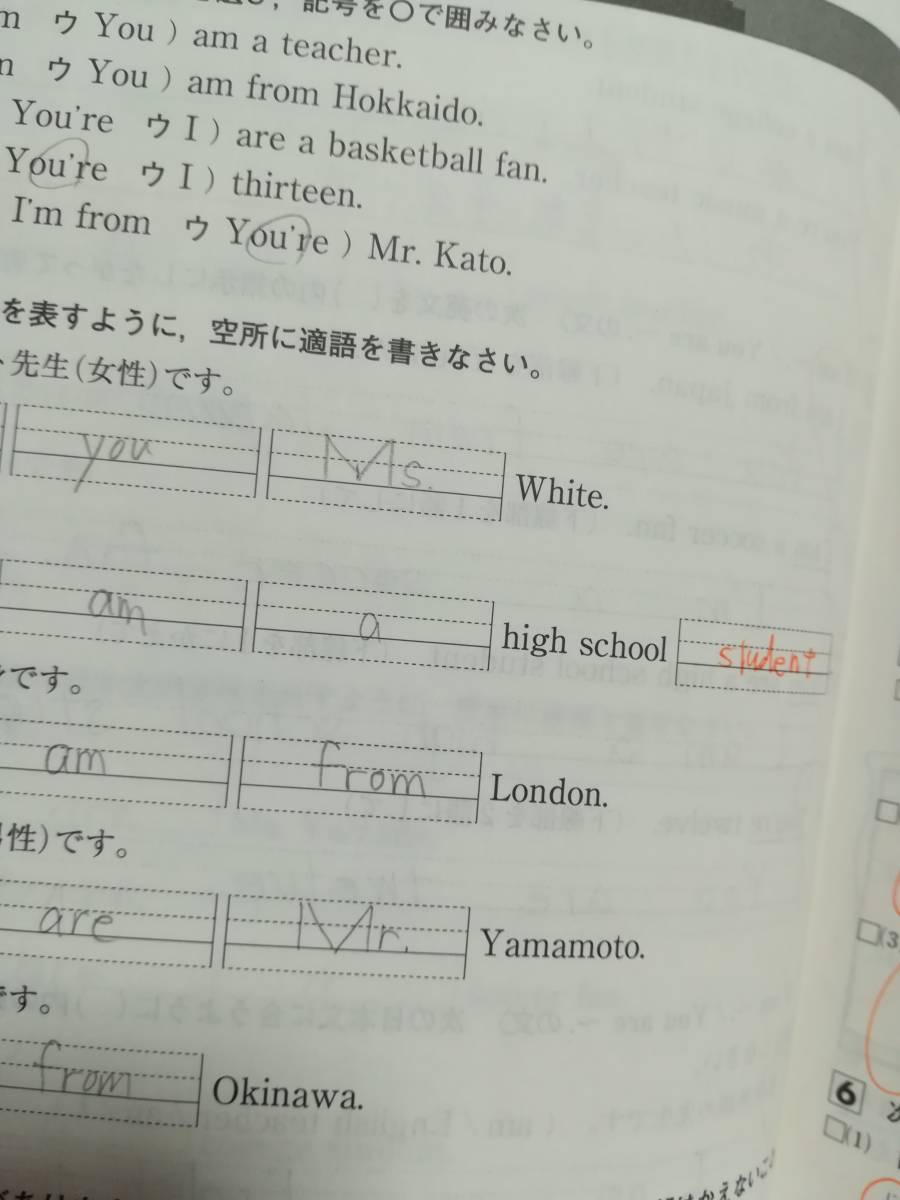 一部書き込み有り 中学実力錬成テキスト 英語 1年 解答と解説付き 全192ページ