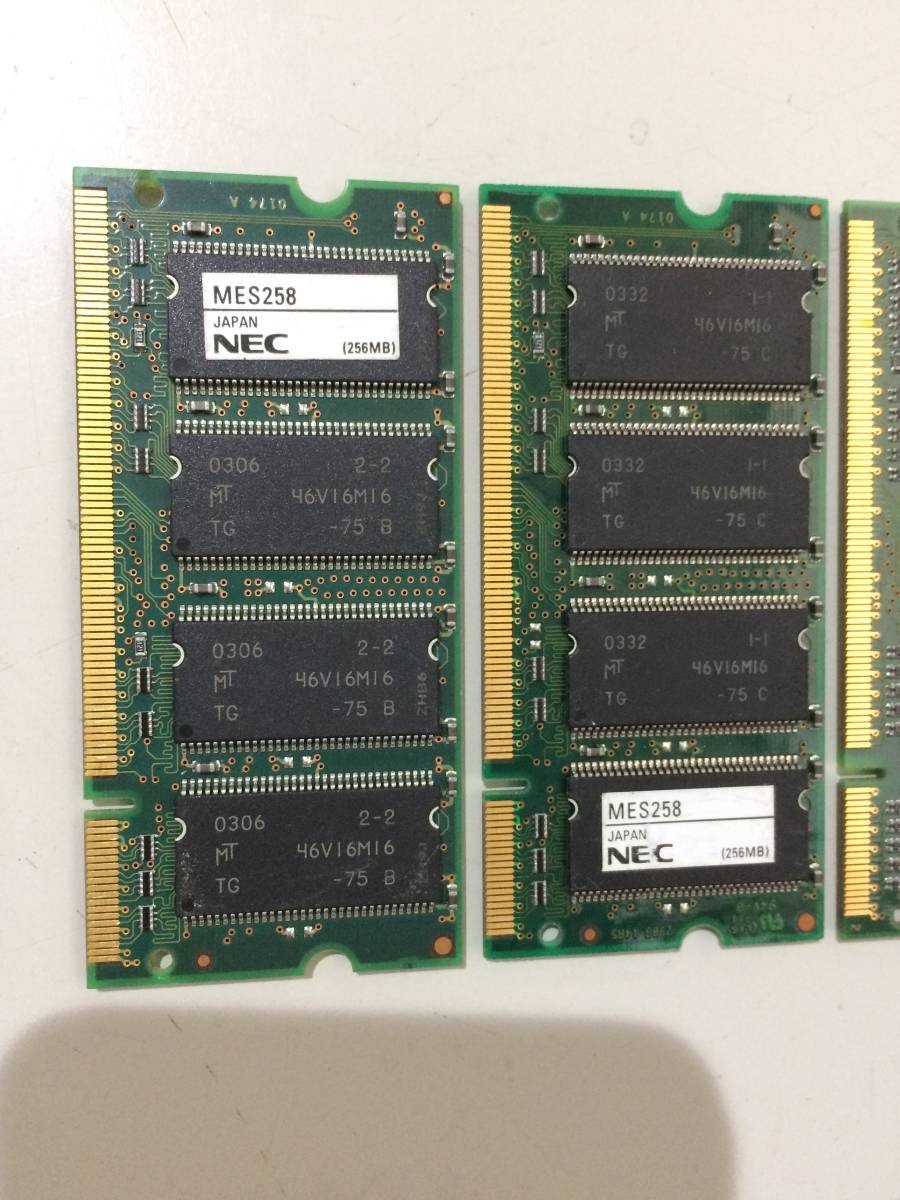 中古品 DDR PC-266 768MB(256M*3) 現状品_画像5