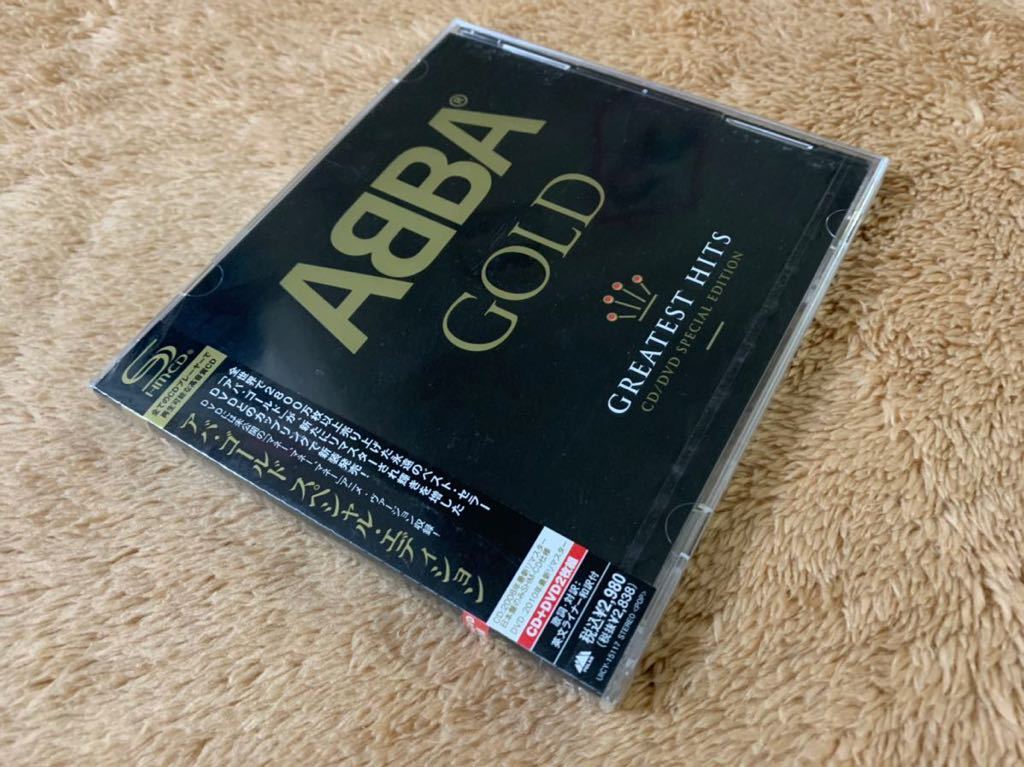 新品未開封　高音質日本盤SHM-CD ABBA GOLD GREATEST HITS アバ・ゴールド スペシャル・エディション ベストアルバム DVD付　送料無料